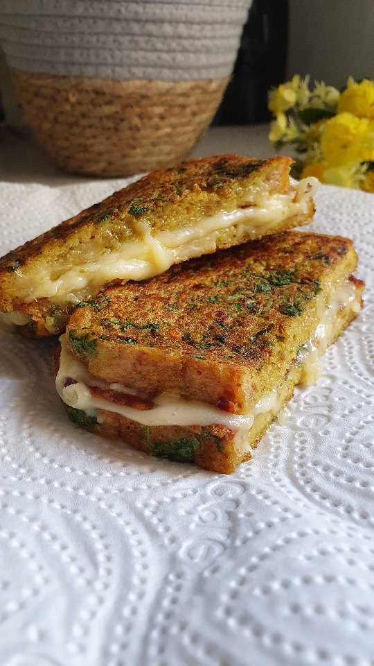 Masala Cheese French Toast From The Kitchen Girl Resepmamiku