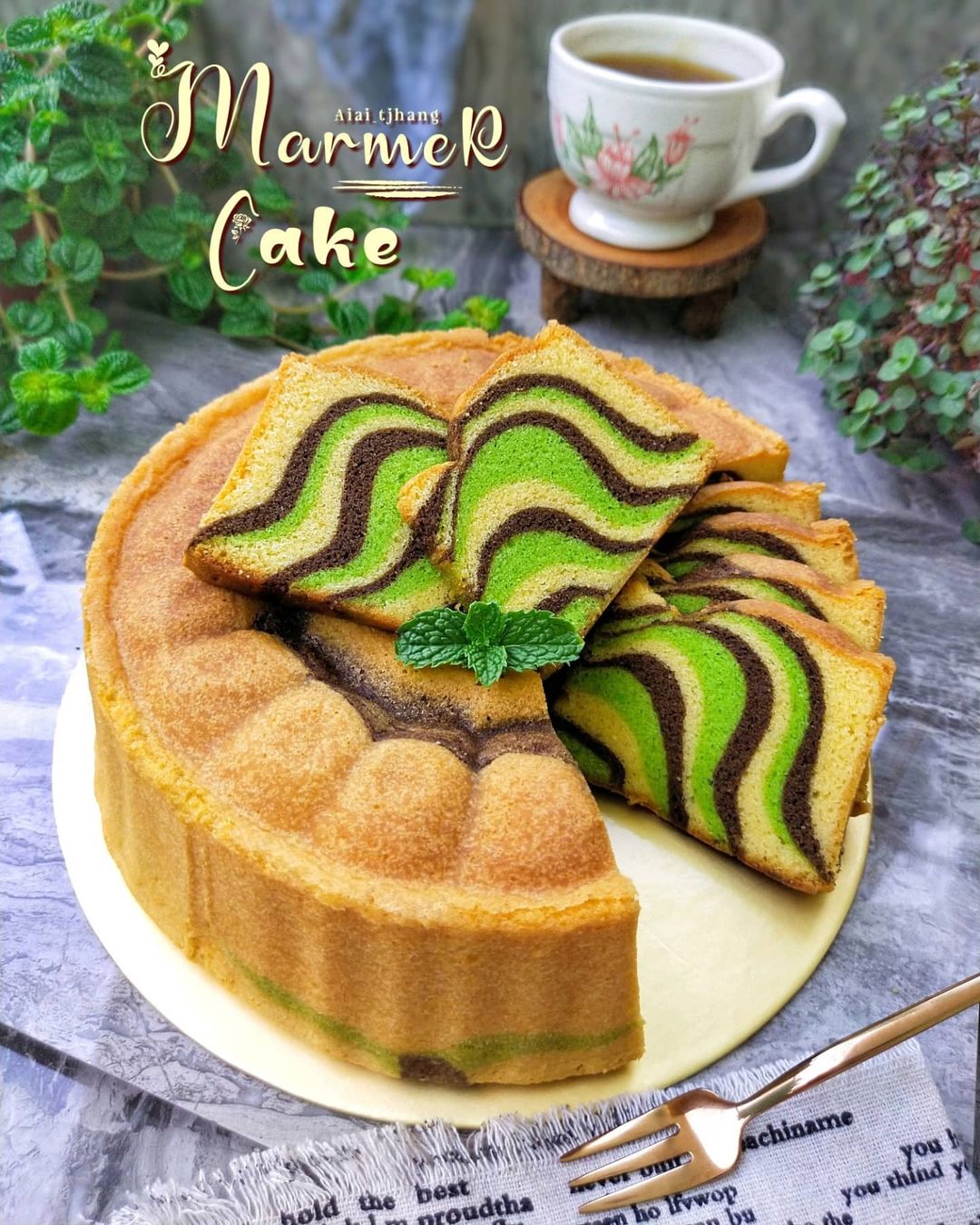 Resep Marmer Cake Bolu Macan Dari Aiai Tjhang Kitchen