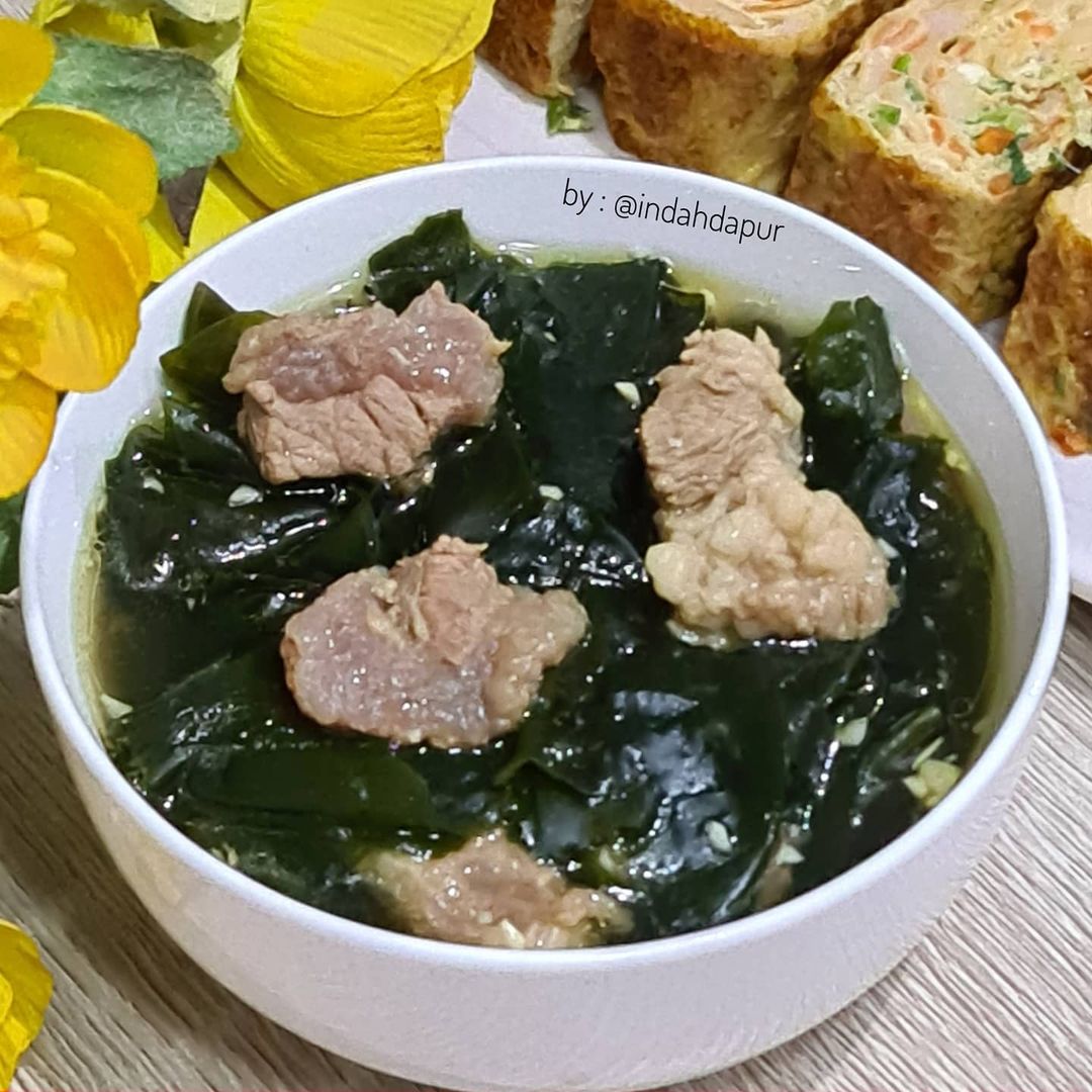 Resep Miyeok Guk Korean Seaweed Soup Dari Indahdapur