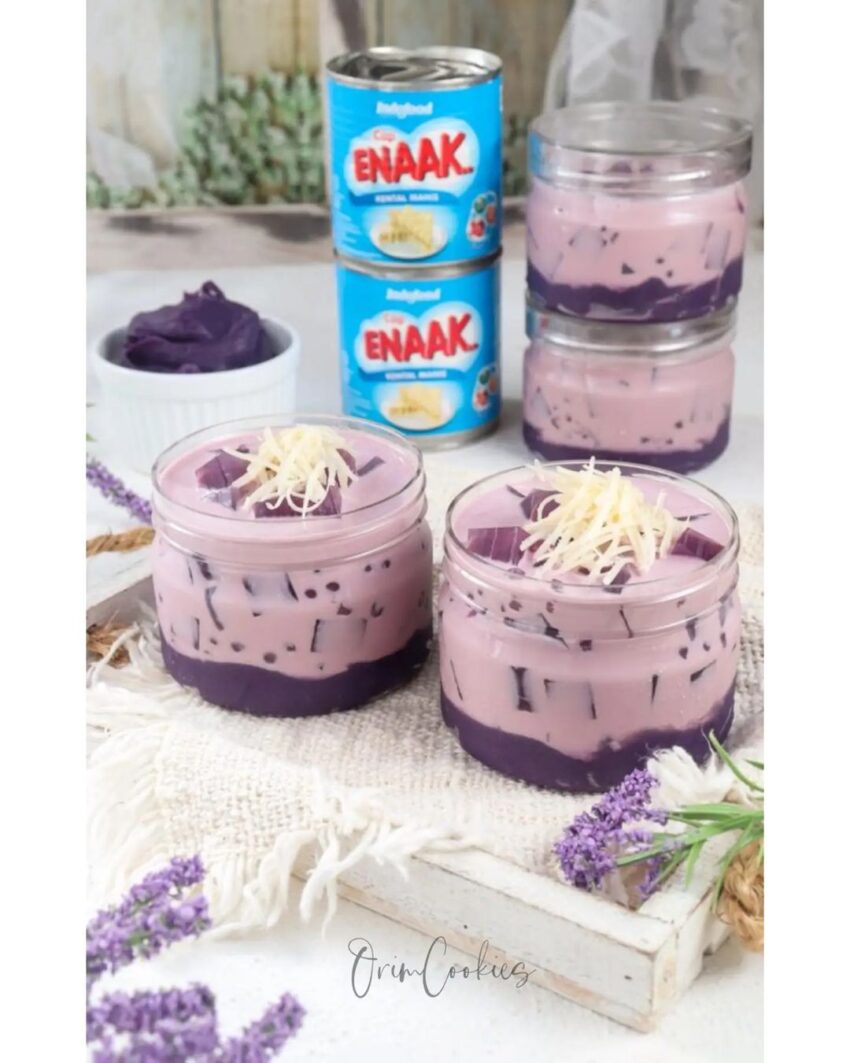 Resep Cheese Ube Jelly Salad Dari Orincookies