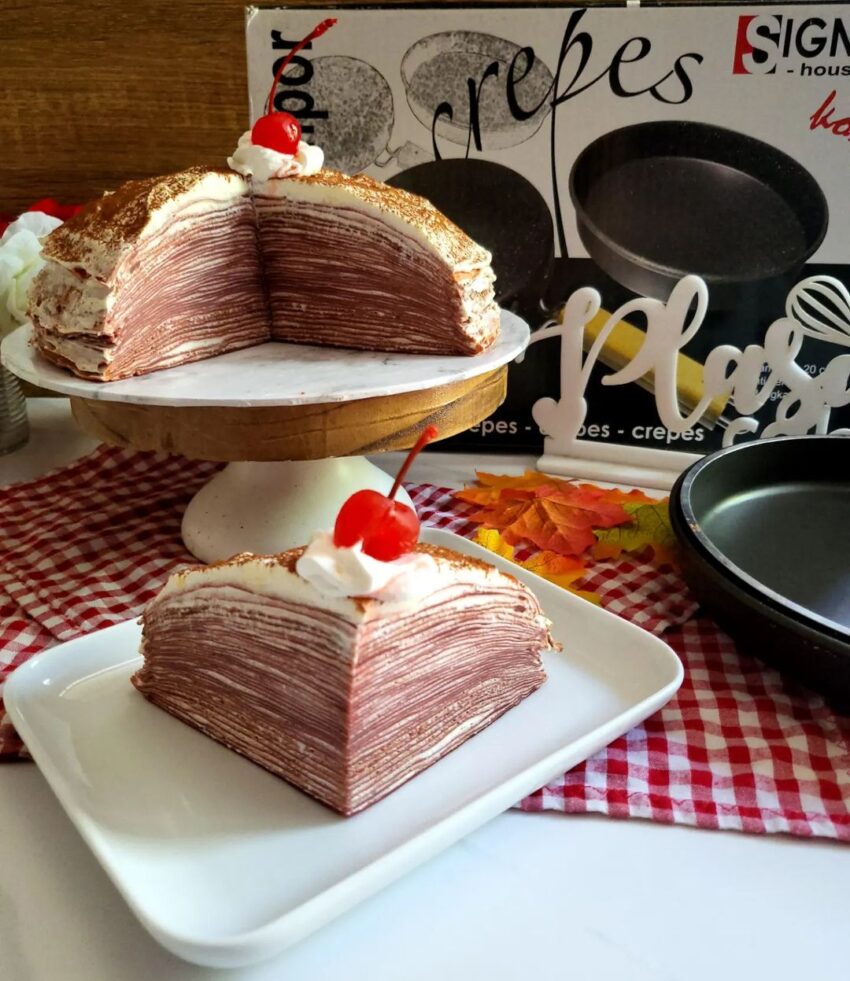 Resep Red Velvet Mille Crepes Dari Plasa Cake