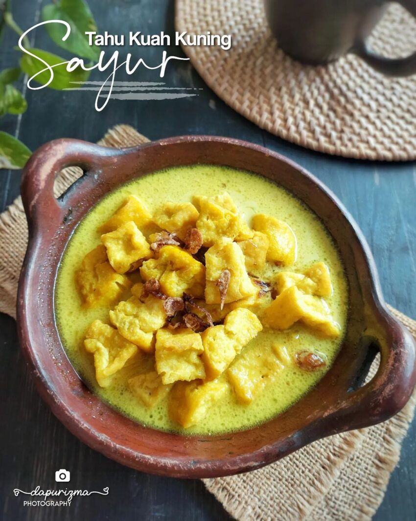 Resep Sayur Tahu Kuah Kuning Dari Dapur Izma