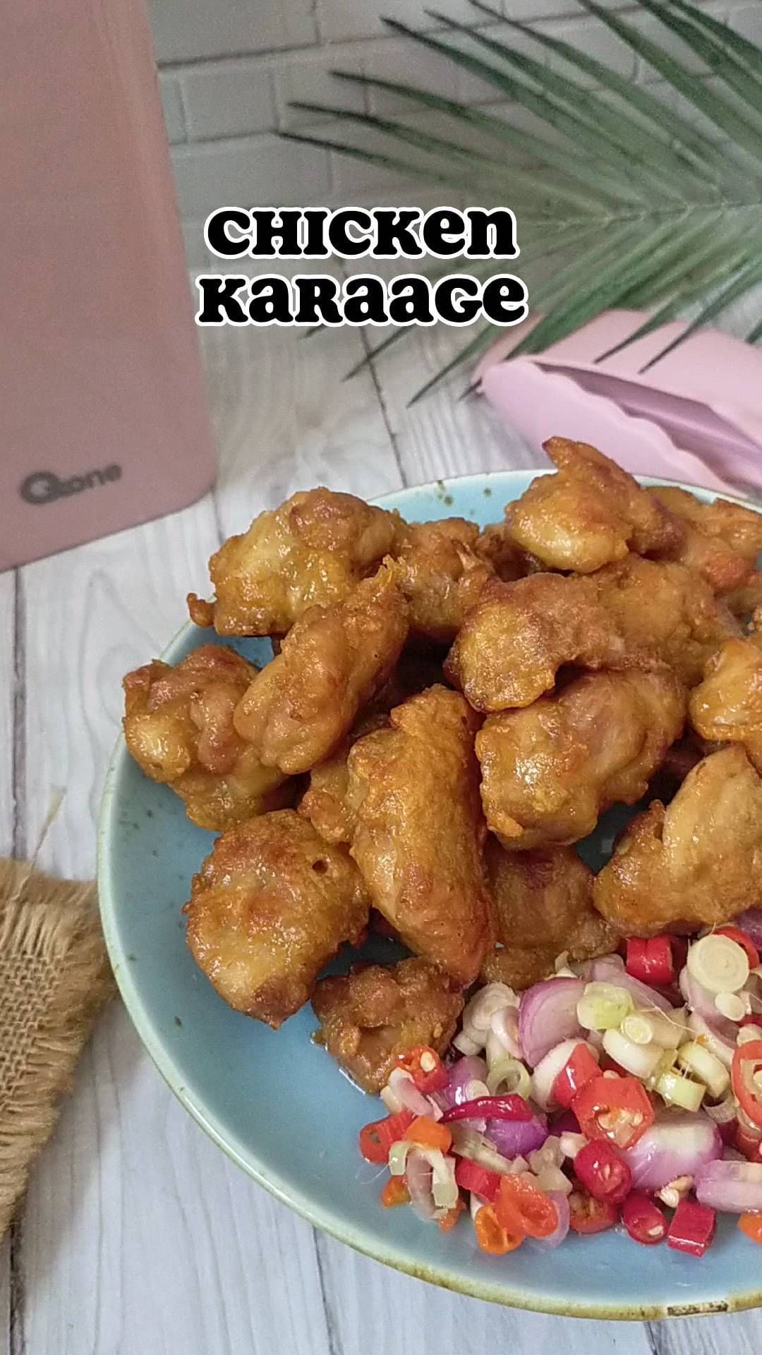 Resep Chicken Karaage Sambel Matah Dari Fransiskaailen