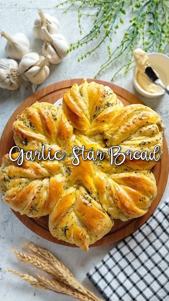 Resep Garlic Star Bread Dari Christinsetiorini