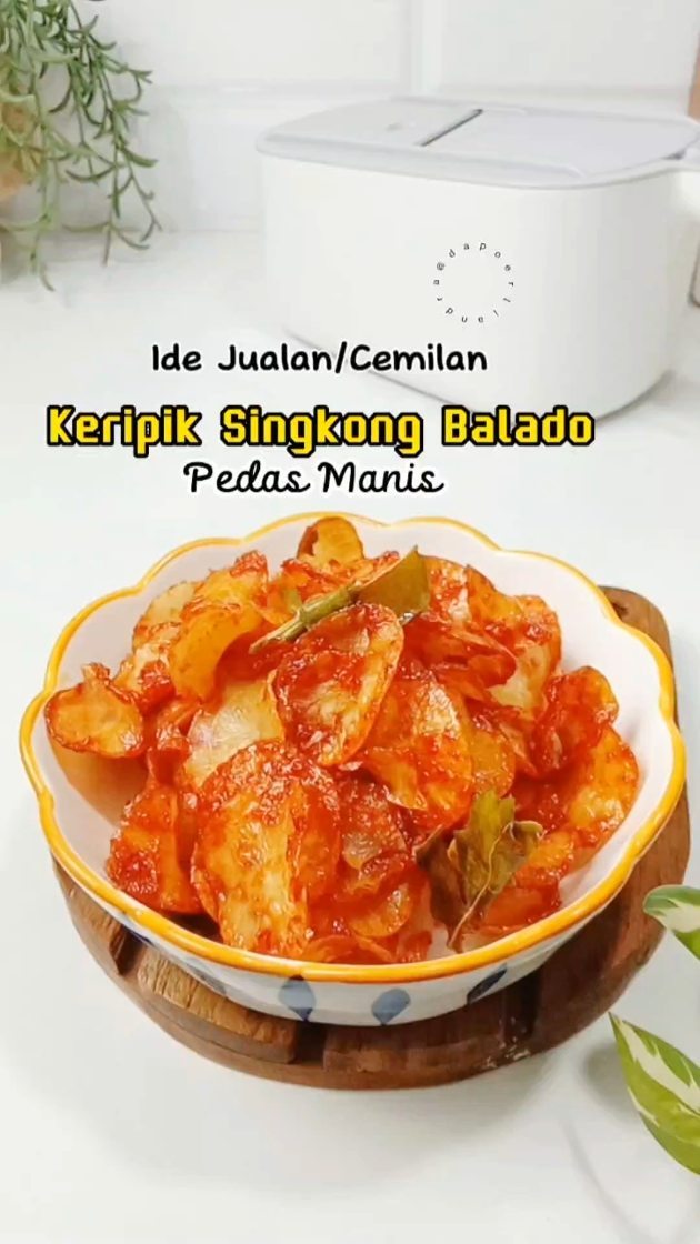 Resep Keripik Singkong Balado Pedas Manis Dari Dapoerliandra