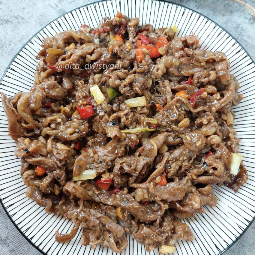 Resep Beef Slice Saus Lada Hitam Dari Dita Dwistyani