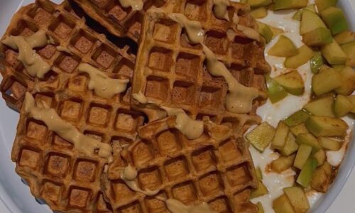 Apple Cinnamon Waffles
