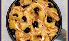 Blueberries & Pineapple Bread Pudding