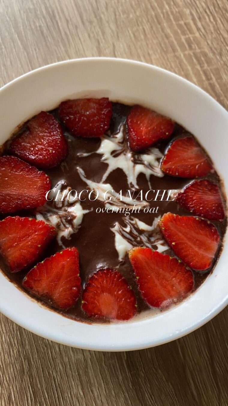 Choco Ganache Overnight Oats