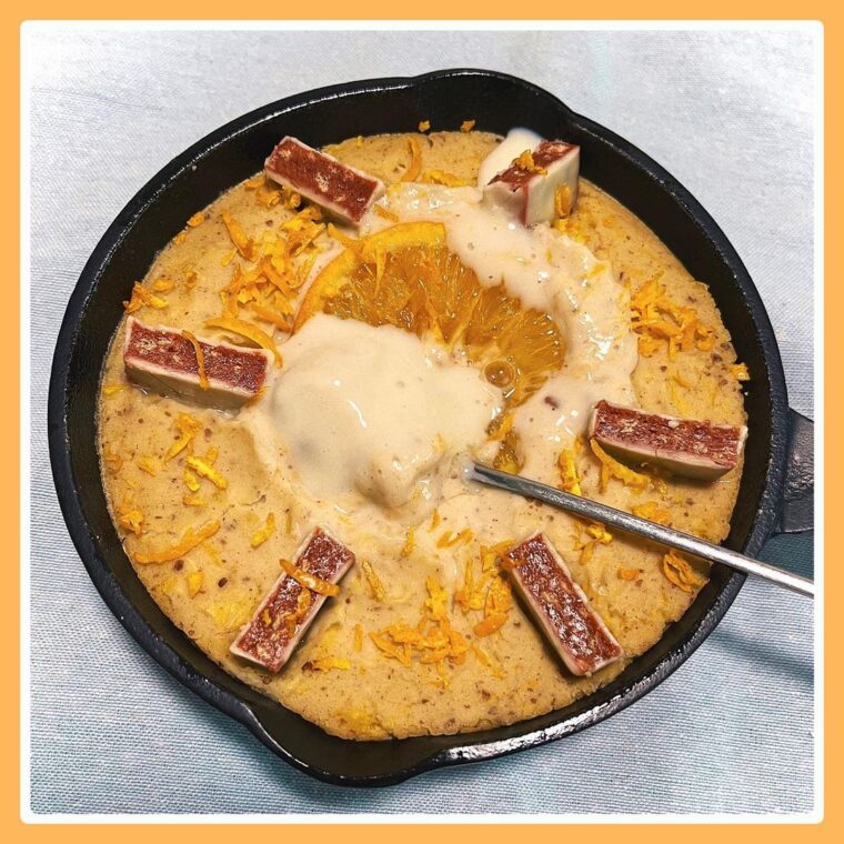 Creamsicle Baked Oats