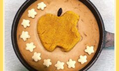 Custard Apple Baked Oats With Pumpkin Cookie