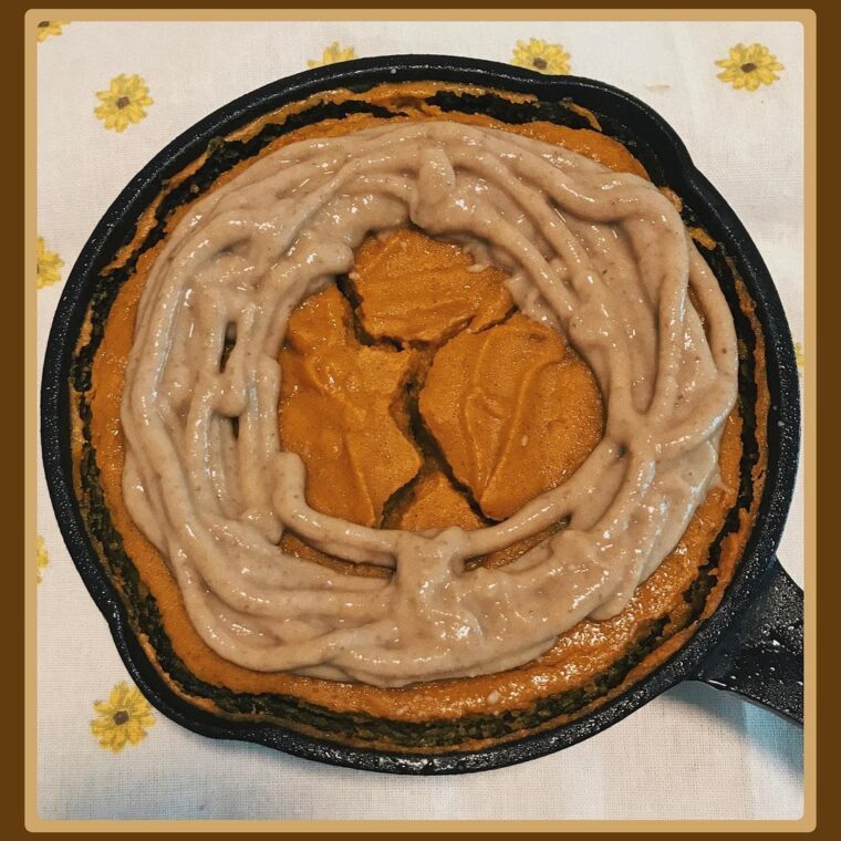 Flourless Pumpkin Chestnut Pie