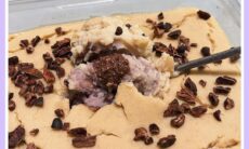 Flourless Taro & Choc Brownie