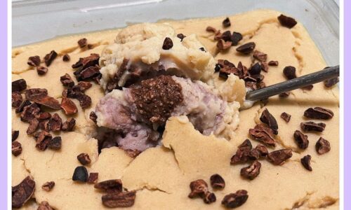 Flourless Taro & Choc Brownie - Cake & Bread Recipes dari Tofu