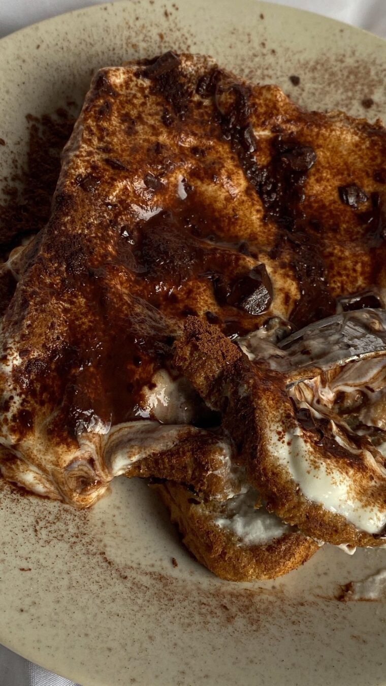 Healthy Tiramisu French Toast