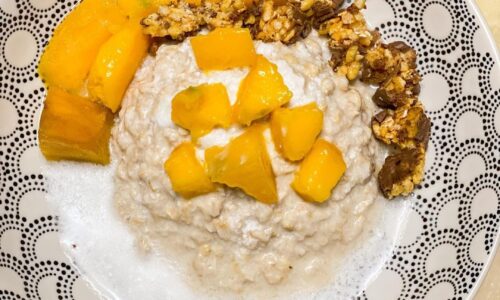 Mango Sticky Overnight Oats - Food Recipes dari Mango