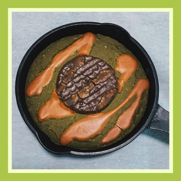 Matcha Chocolate Digestive Baked Oats