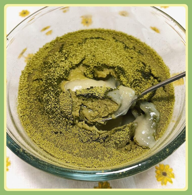 Matcha Custard Donut Baked Oats