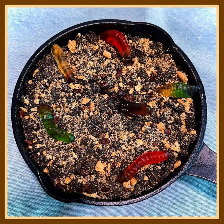 Muddy Worm Skillet Cake