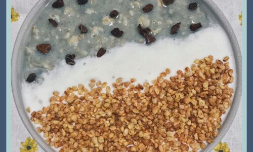 Ocean Overnight Oatmeal - Snacks & Sweets dari Blueberry