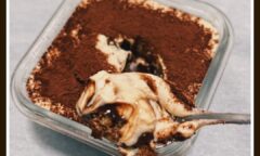 Overnight Tiramisu Bread Pudding