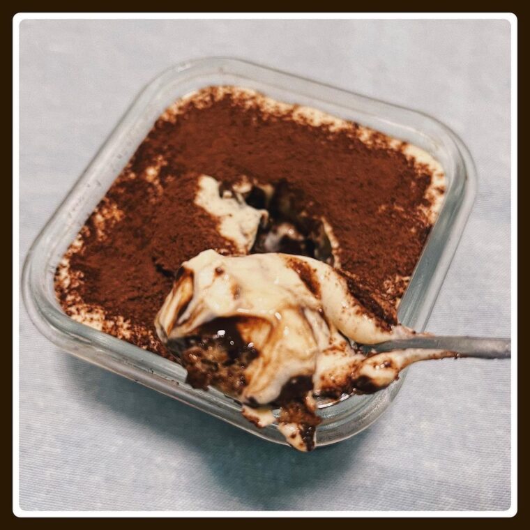 Overnight Tiramisu Bread Pudding