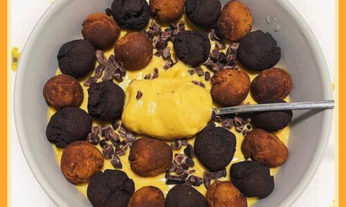 Pumpkin & Tofu Bowl With Reese Cereal Puffs - Snacks, Appetizers & Desserts dari Tofu