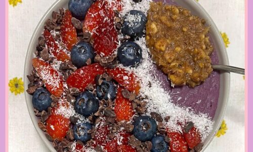 Purple Sweet Potato Breakfast Bowl - Snacks, Appetizers & Desserts dari Potato