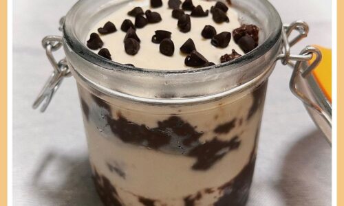 Rocky Road Batter Yogurt Jar