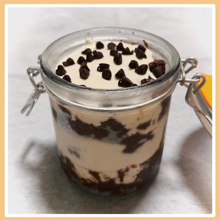 Rocky Road Batter Yogurt Jar
