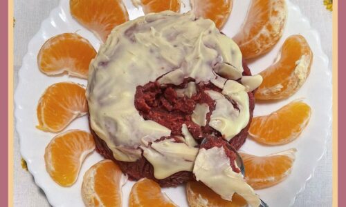 White Shell Beetroot Overnight Oats