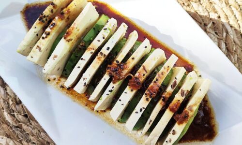Avocado & Tofu With Truffle Soy Sesame Dressing