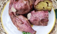 Baked Japanese Sweet Potatoes (Yaki Imo)