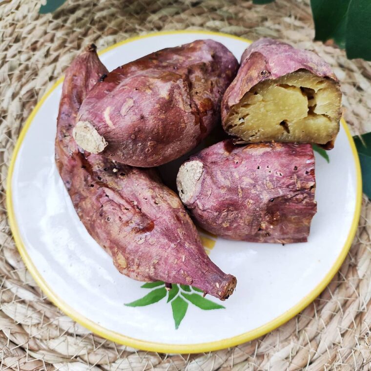 Baked Japanese Sweet Potatoes (Yaki Imo)