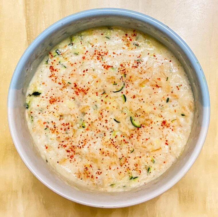 Baked Spicy Cheese Oats