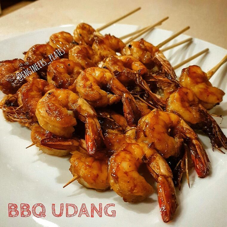 Barbecue Shrimp Satay