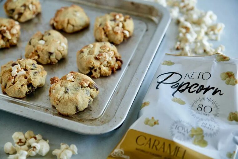 Caramel Popcorn Chocolate Chip Cookies