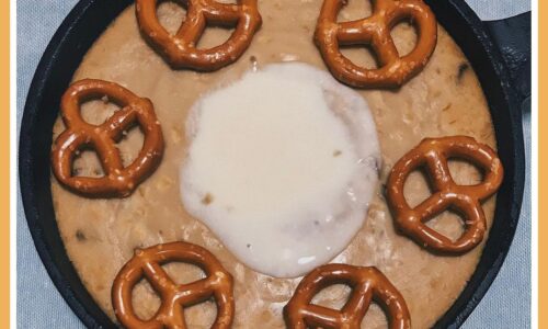 Cheesy Banana Pretzel Oats