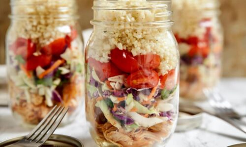 Chicken Salads In Jars