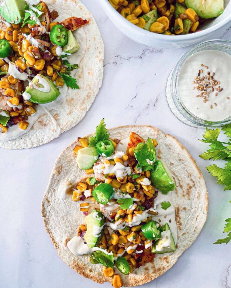 Chicken Tacos With Corn Salsa