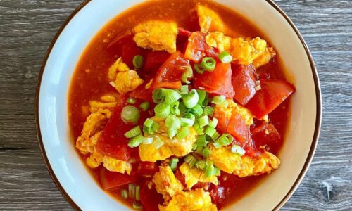Chinese Scrambled Egg With Tomato