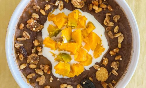 Choco Pumpkin Baked Oats