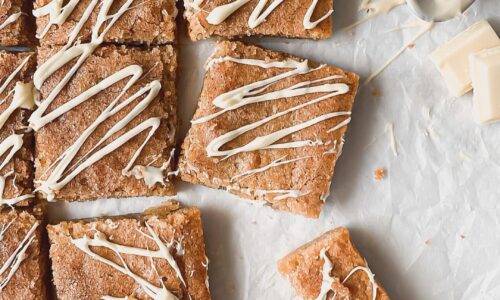 Cinnamon And Sugar Blondies
