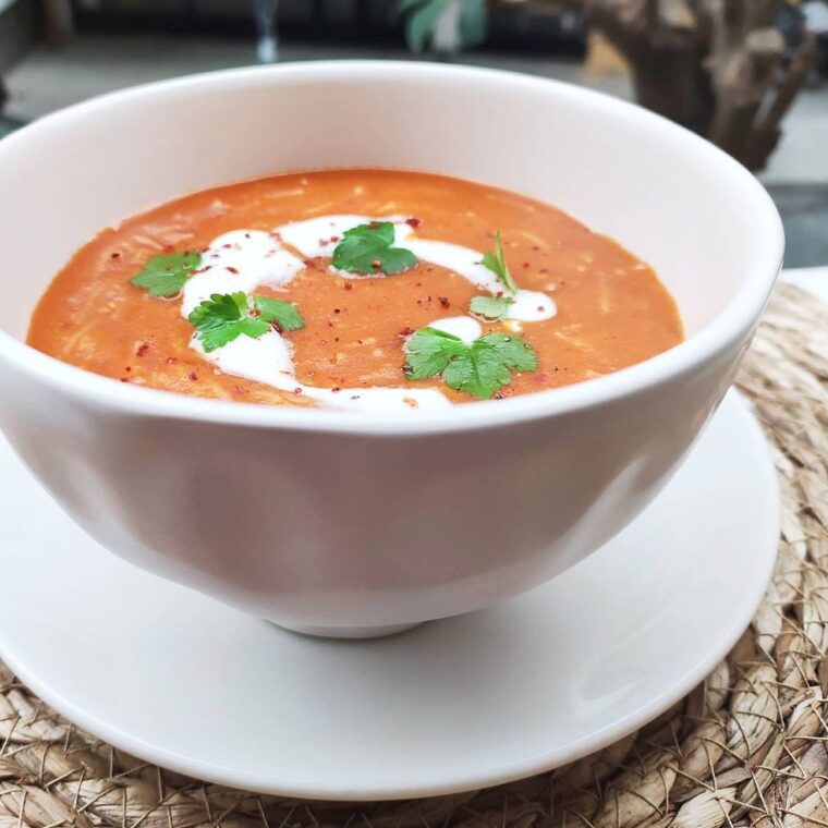Creamy Roasted Red Pepper Soup