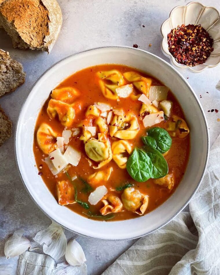 Creamy Tortellini Soup