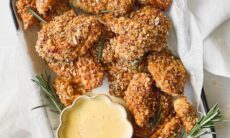 Crispy Chicken Strips With A Honey Mustard Sauce