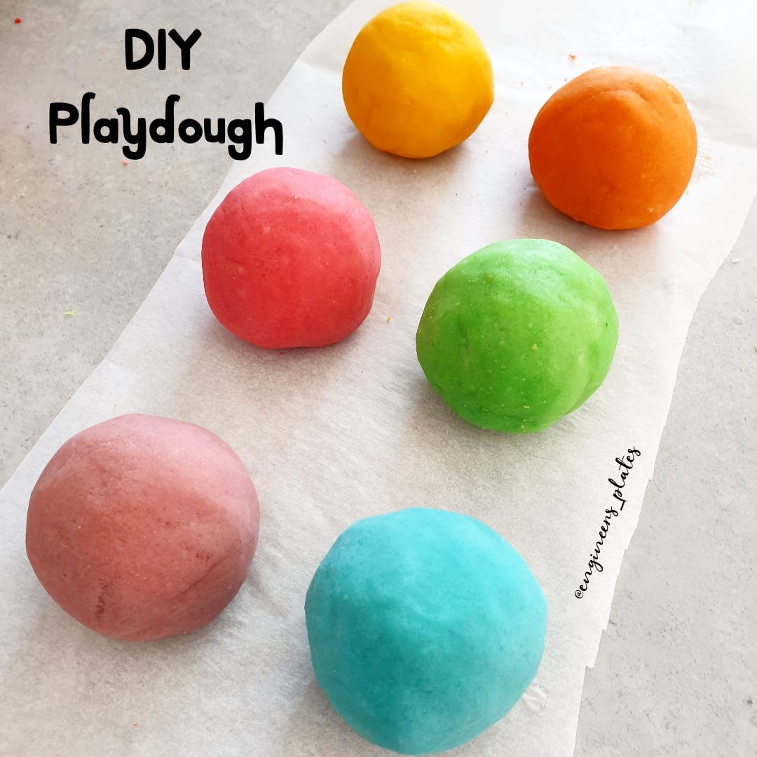 Diy Edible Playdough from @engineers_plates - ResepMamiku.com