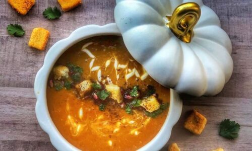 Easy Pumpkin Coconut Thai Soup