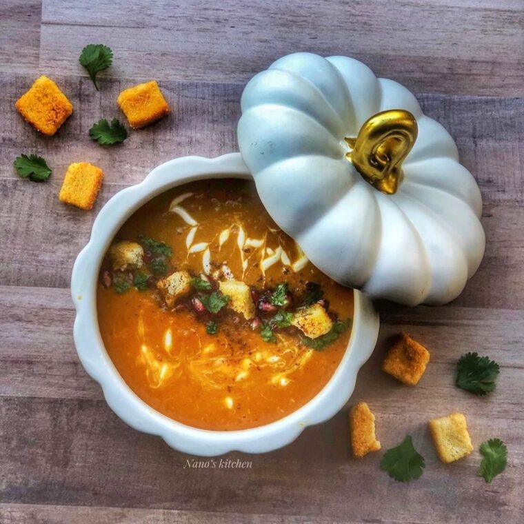 Easy Pumpkin Coconut Thai Soup