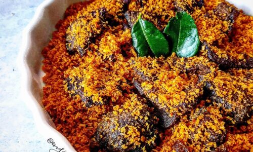 Empal Serundeng (Fried Beef With Shredded Coconut)